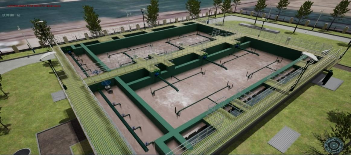 华中某市乡镇污水集中智慧管控平台